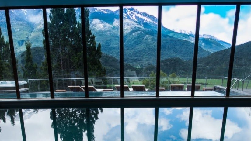 Pool, Uman Lodge in Patagonia