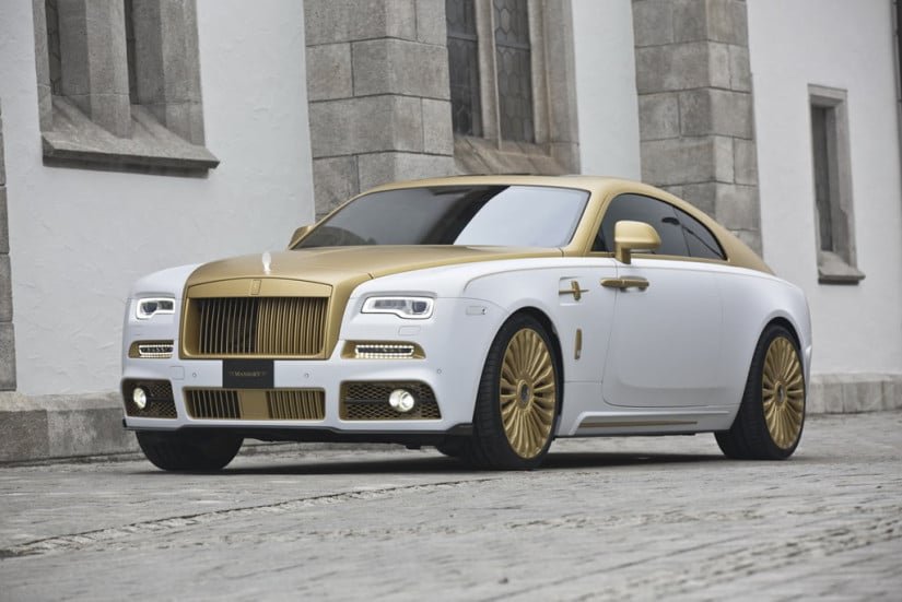 Gilded Rolls-Royce Wraith Palm Edition 999 by Mansory