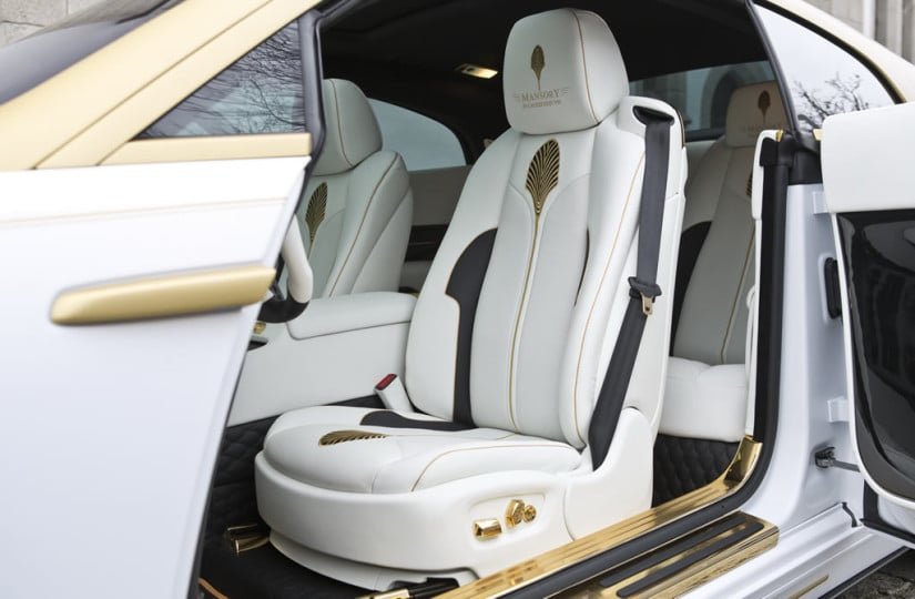 White Interior, Mansory Rolls-Royce Wraith Palm Edition 999