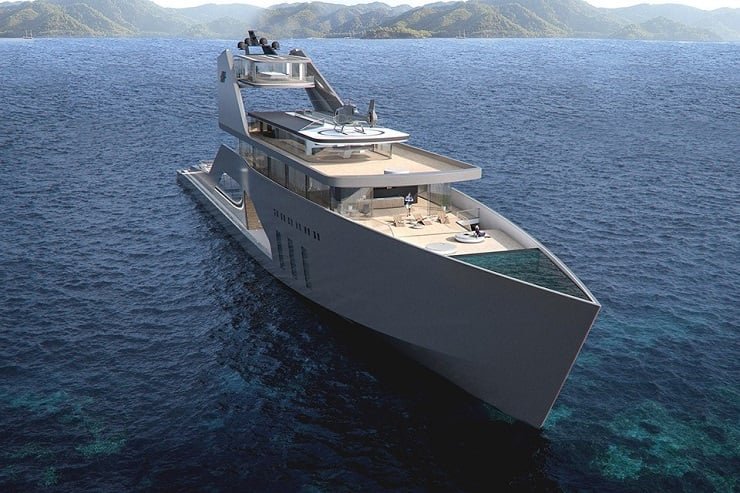 108M Mega Yacht Concept 1