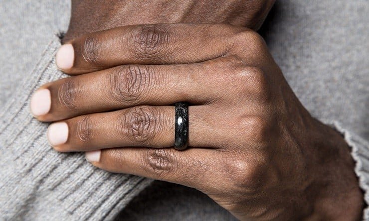 Forged Carbon Fiber Wedding Ring 2