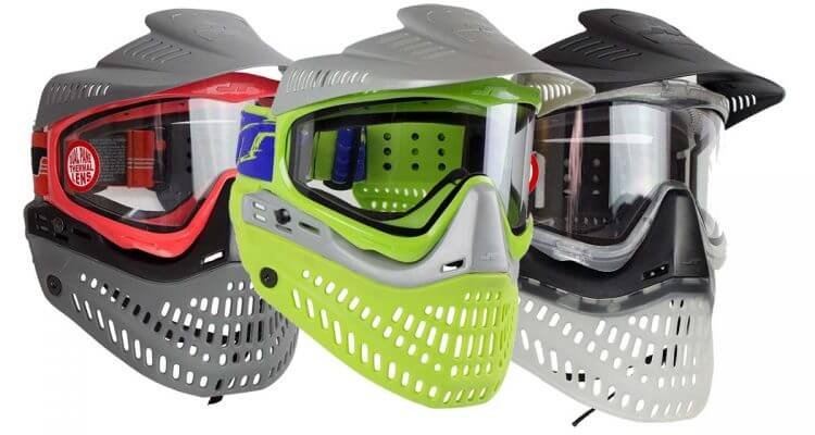 JT Proflex Thermal Paintball Masks Red, Grey, Green. White, Black