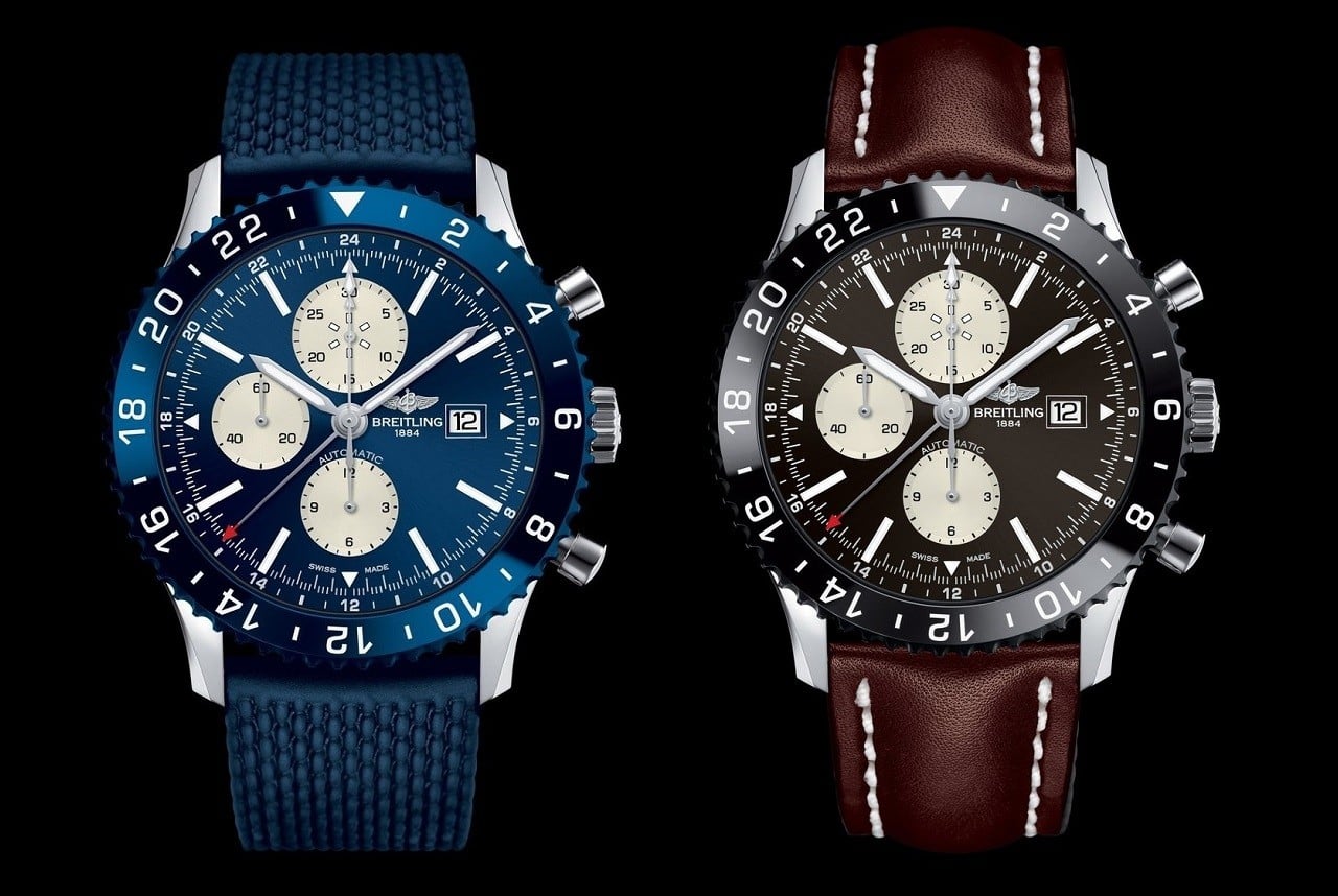 Breitling deals chronoliner blue