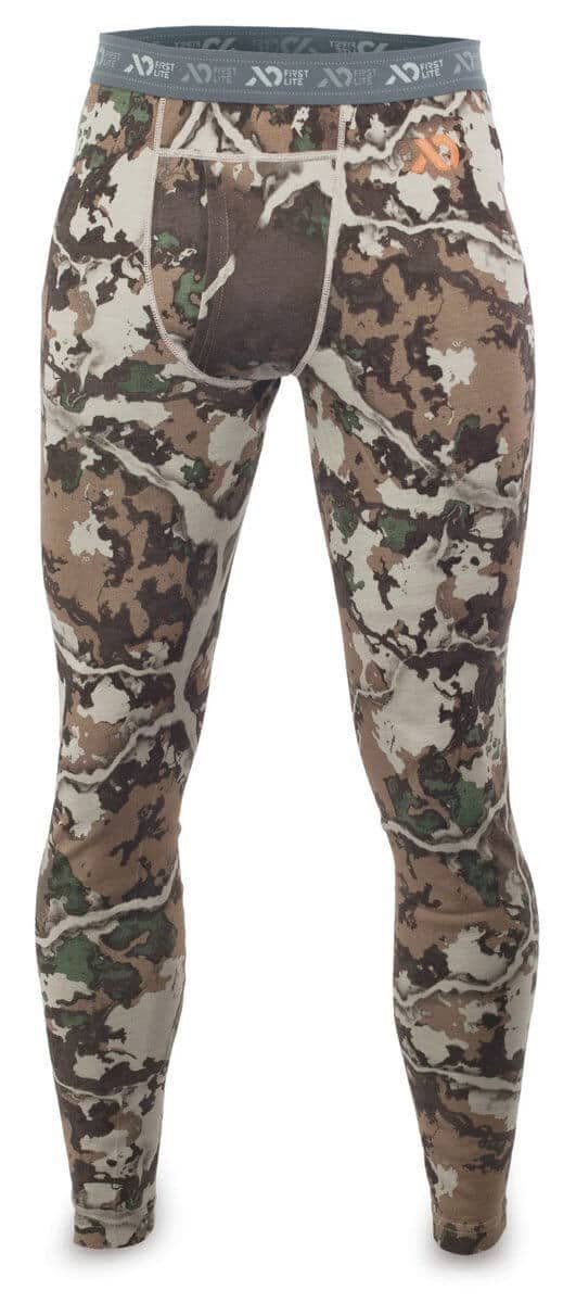 Best Cold Weather Bow Hunting Clothing - Base Layer - FirstLite Llano Merino Wool Full Length Bottoms