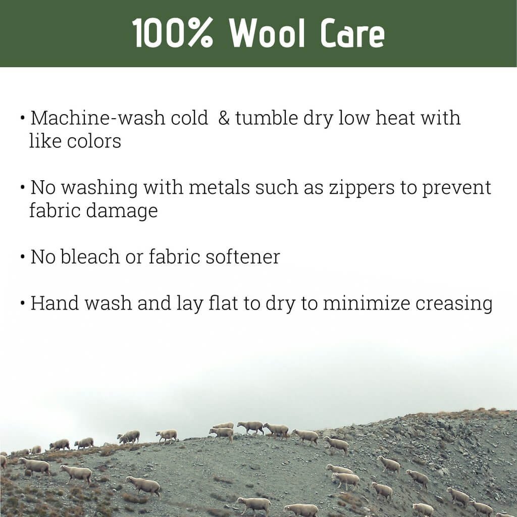 Taking Care of Your Merino Wool Base Layer - An Infographic