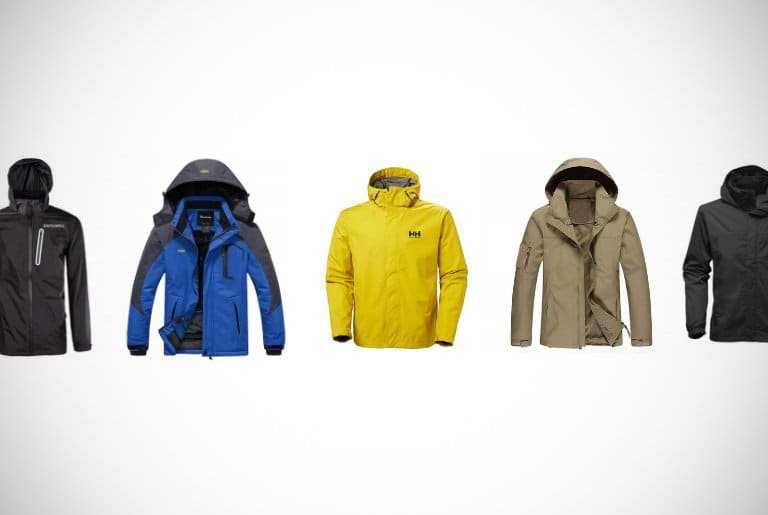 Yifun Outdoor Mens Waterproof Windproof Jacket Raincoat Lightweight Windbreaker 