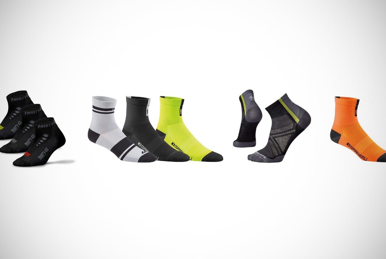 Mens Ankle Height Cycling Socks 