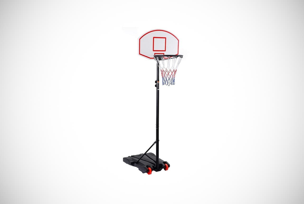 Benlet Portable Indoor Outdoor Kids Adjustable Height Basketball Stand Toy S Toy Basketball