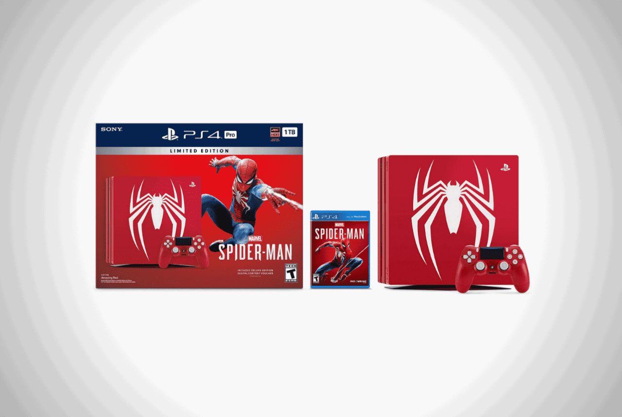 Sony Spider-man Limited Edition Ps4 Pro