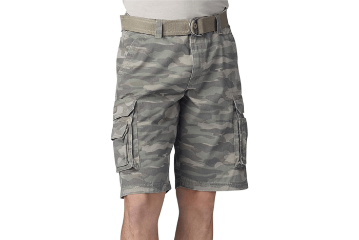 ROBO Mens Casual Slim Fit Cotton Multi-Pocket Outdoor Cargo Camouflage Shorts