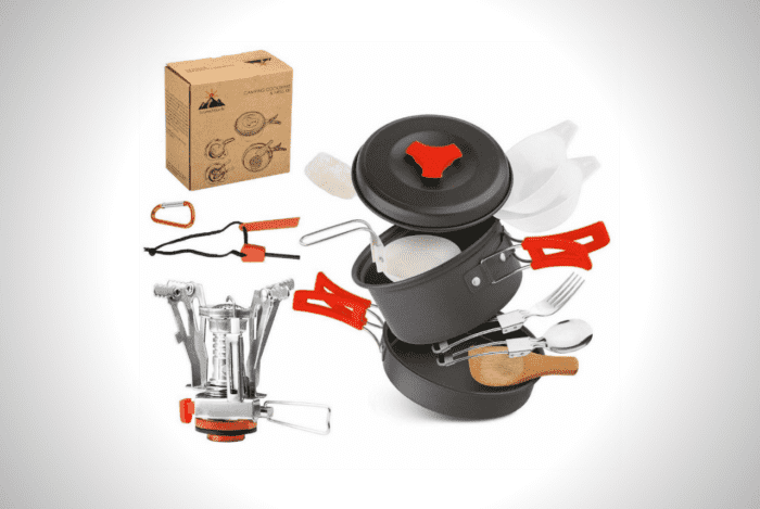 AnimaMiracle Camping Cookware Set