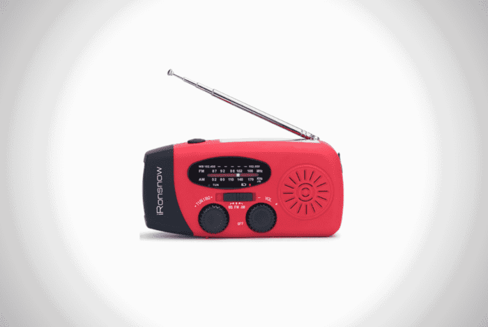 iRonsnow Solar Emergency NOAA Weather Radio