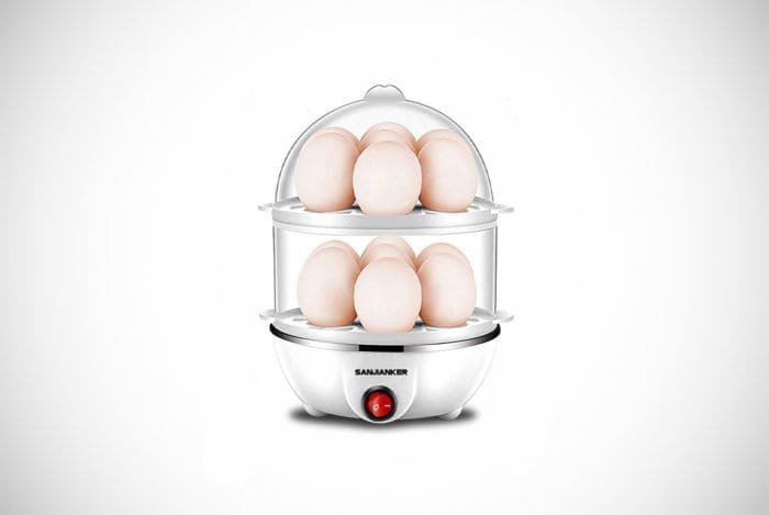 Bomann Egg Boiler EK6130 Boiled Egg Cooking Machine Maximum 6 Soft Medium Hard 