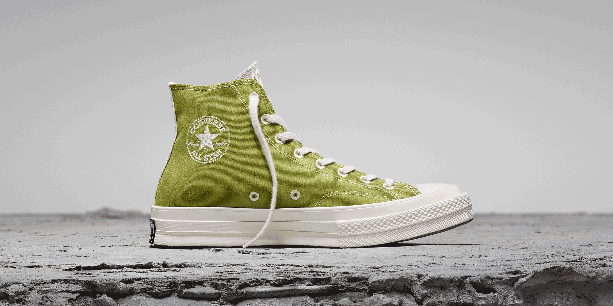 A Pair Of Converse Renew Canvas And Promote Sustainable Manufacturing