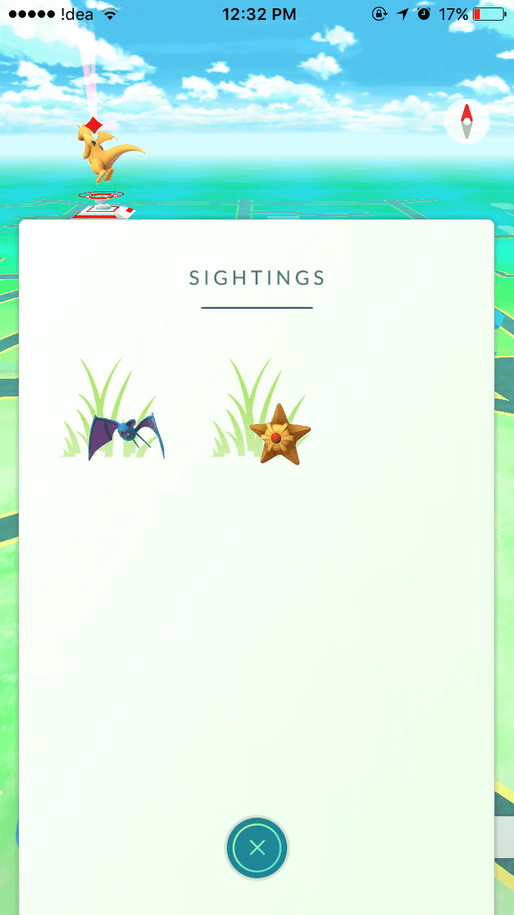 Pokemon GO sightings