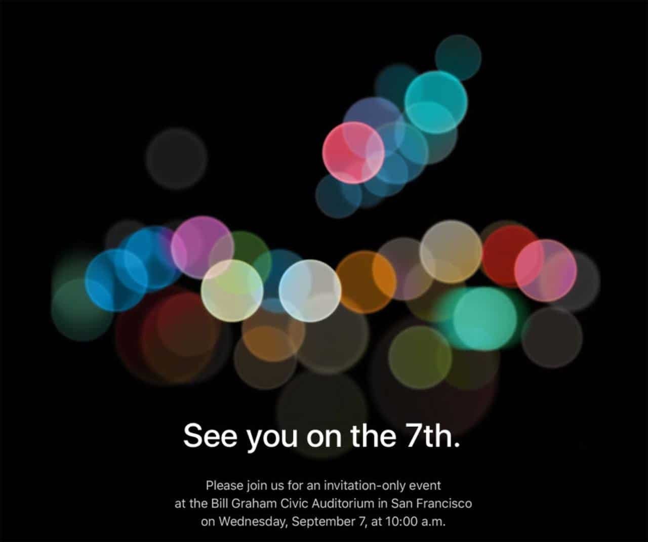 apple iphone 7 event