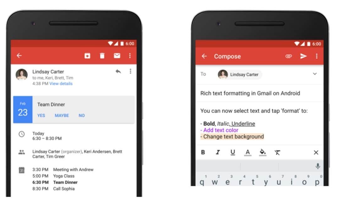 gmail on android