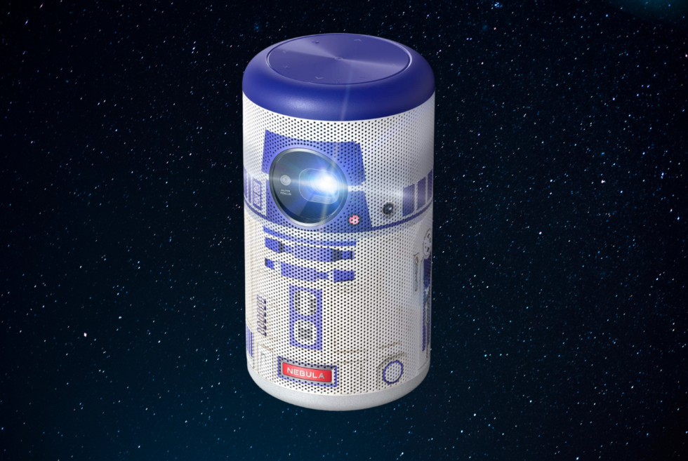 This Nebula Capsule II portable projector gets an R2-D2 makeover 