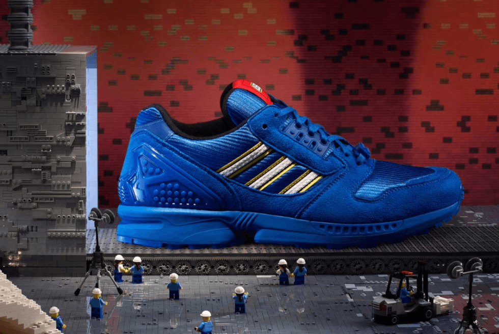 You need to cop these kicks from the LEGO x Adidas ZX 8000 Bricks 
