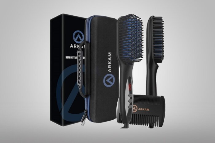 Arkam Deluxe Beard Straightener for Men