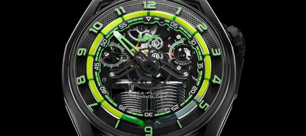 Hastroid Green Nebula dial