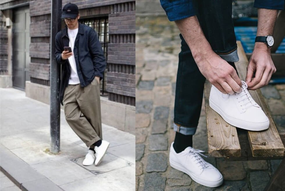 How To Wear Black Socks With White Shoes in Style