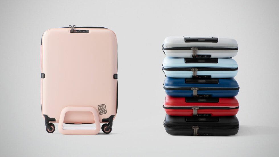 The Jollying Pebble Suitcase Packs Flat For Easy Storage