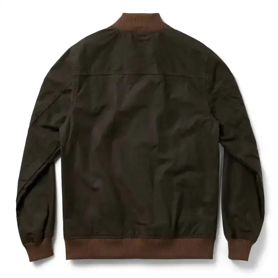 Taylor Stitch's Bomber Jacket in Bark EverWax Is Made With Plant-Based ...