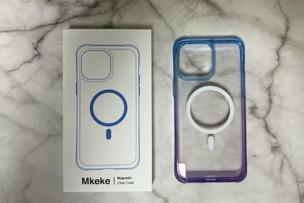  Mkeke for iPhone 14 Pro Case Clear, [Military Grade