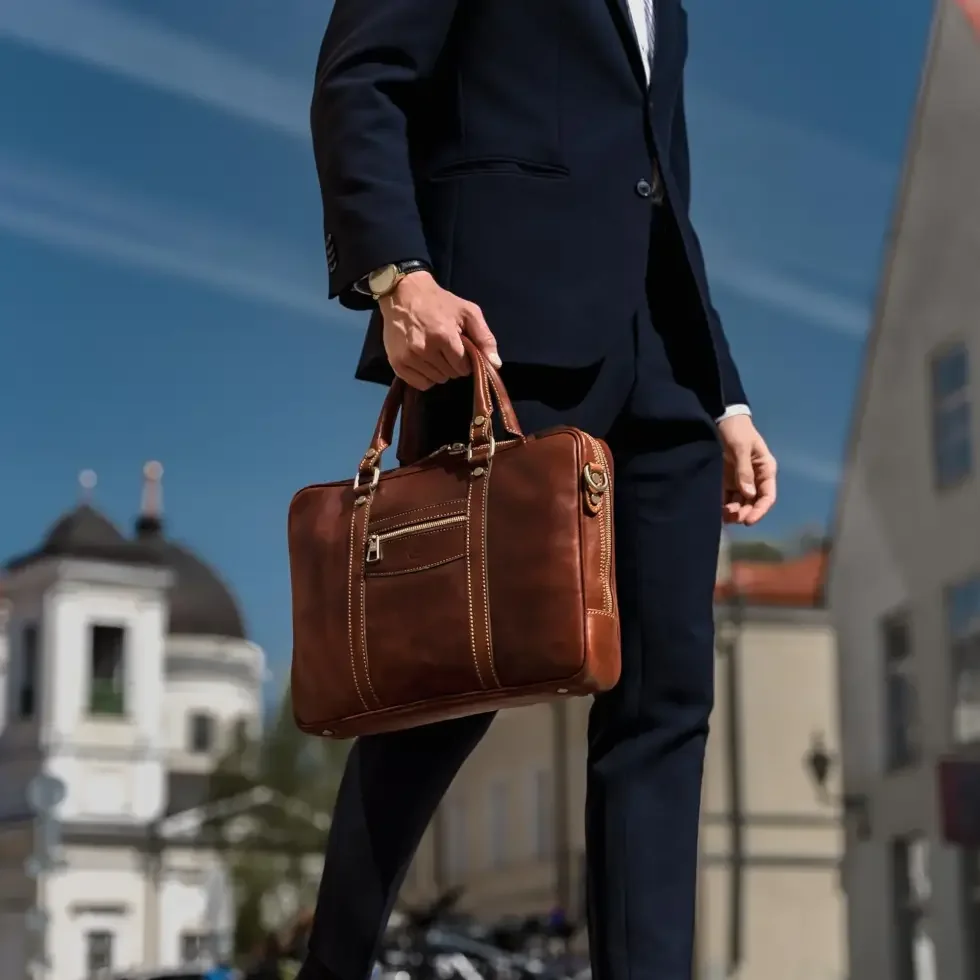 Von Baer: Personalized Briefcases for Men