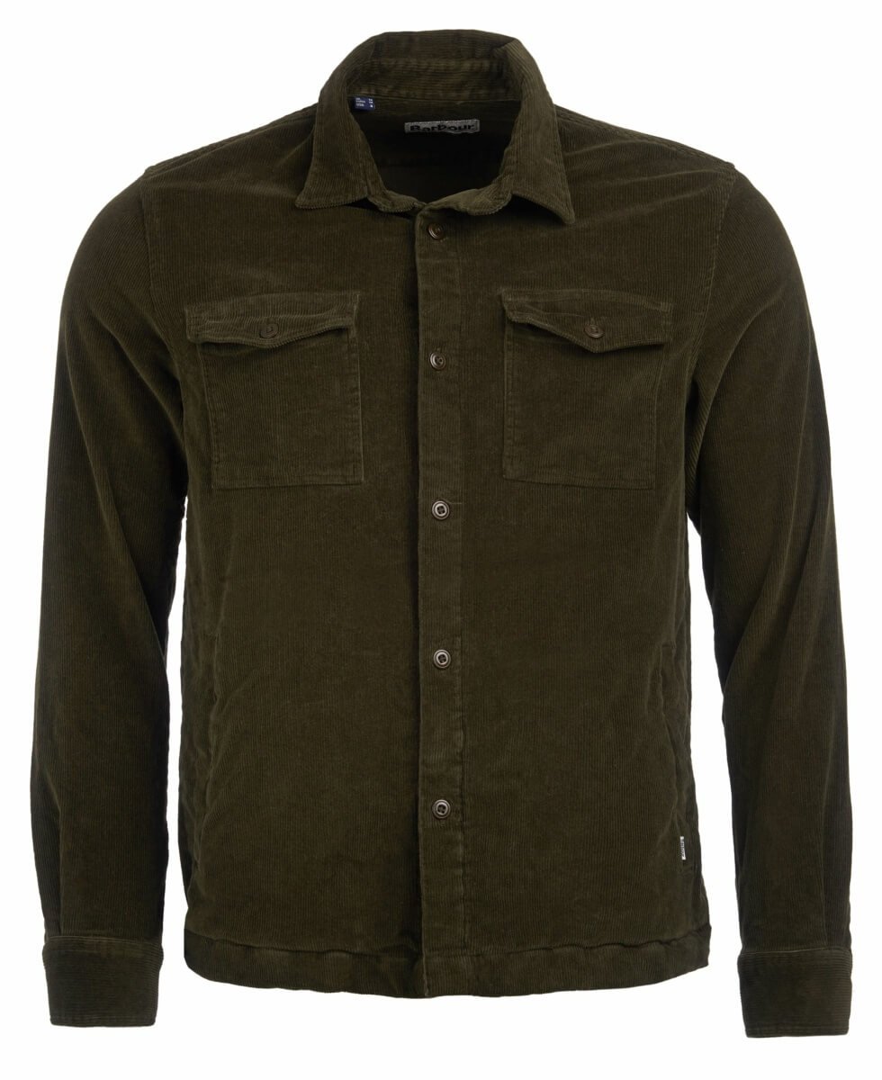 The Barbour Overshirt Cord Keeps It Classy And Cozy With Cotton ...