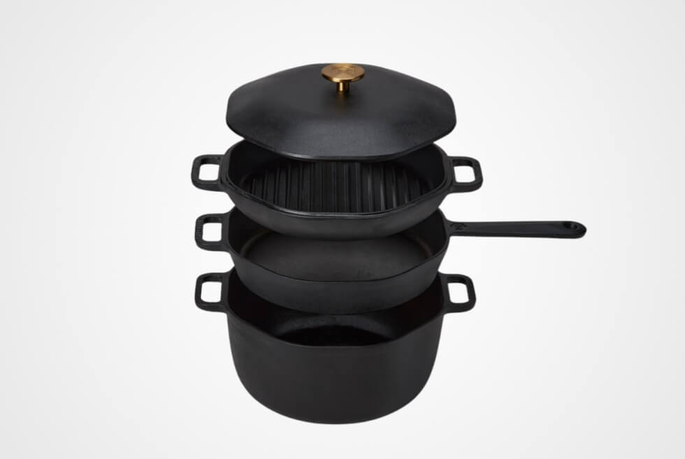 Marcellin's 4-In-1 Cast Iron Stack