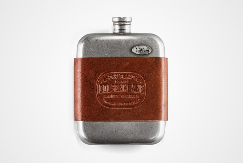 &SONS x ColsenKeane Hip Flask